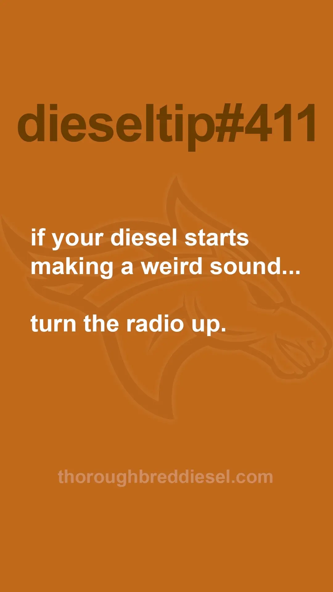 @Thoroughbred Diesel