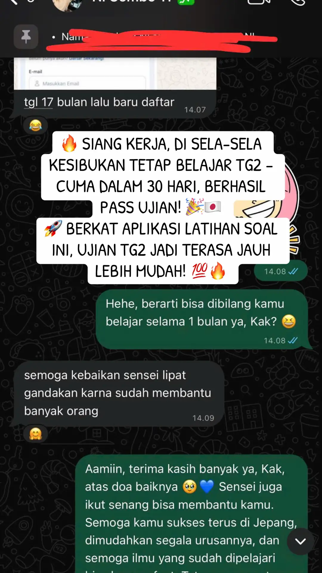 @Lulus TG2 Sambil Kerja