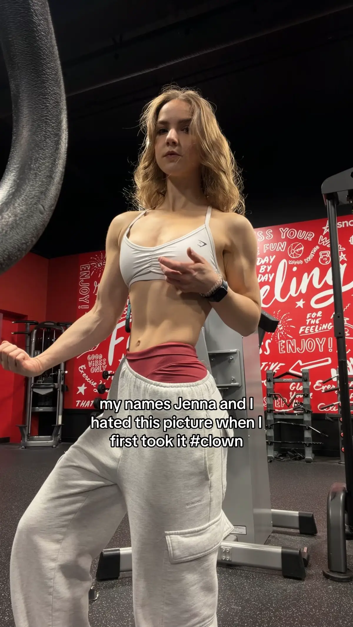 @Jenna at the Jym