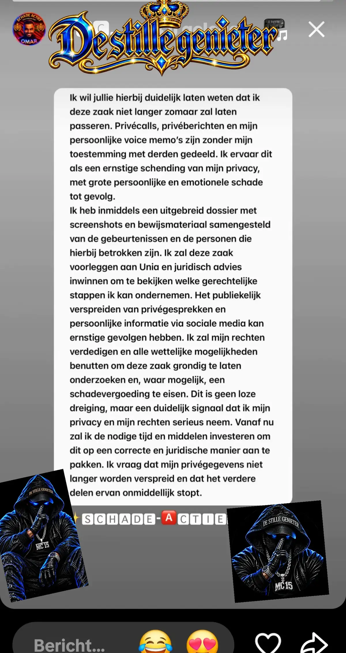 @DE STILLE GENIETER
