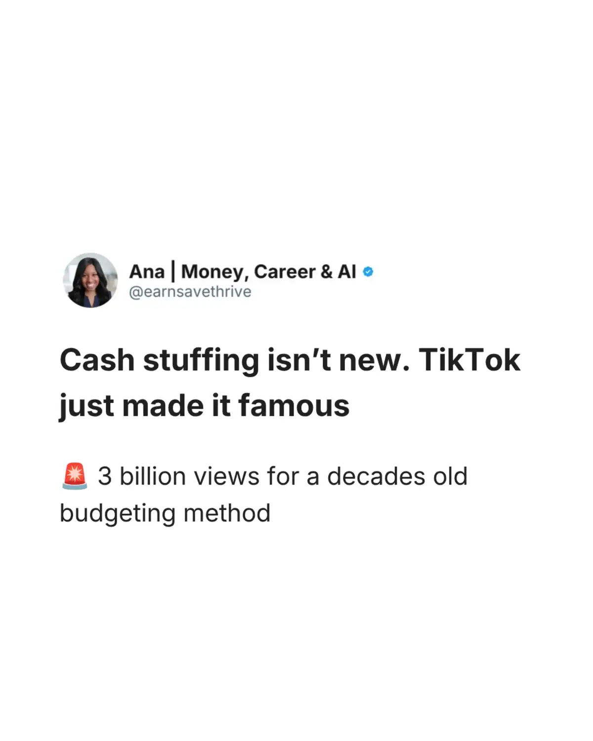 @Ana &bull; Money, Career, AI