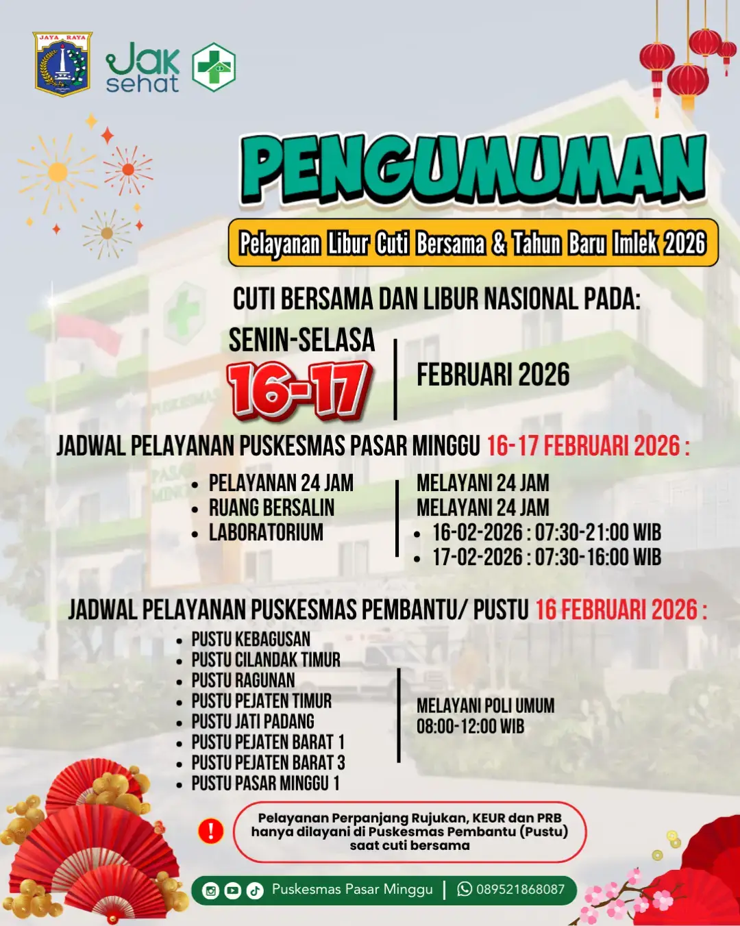 @Puskesmas Pasar Minggu