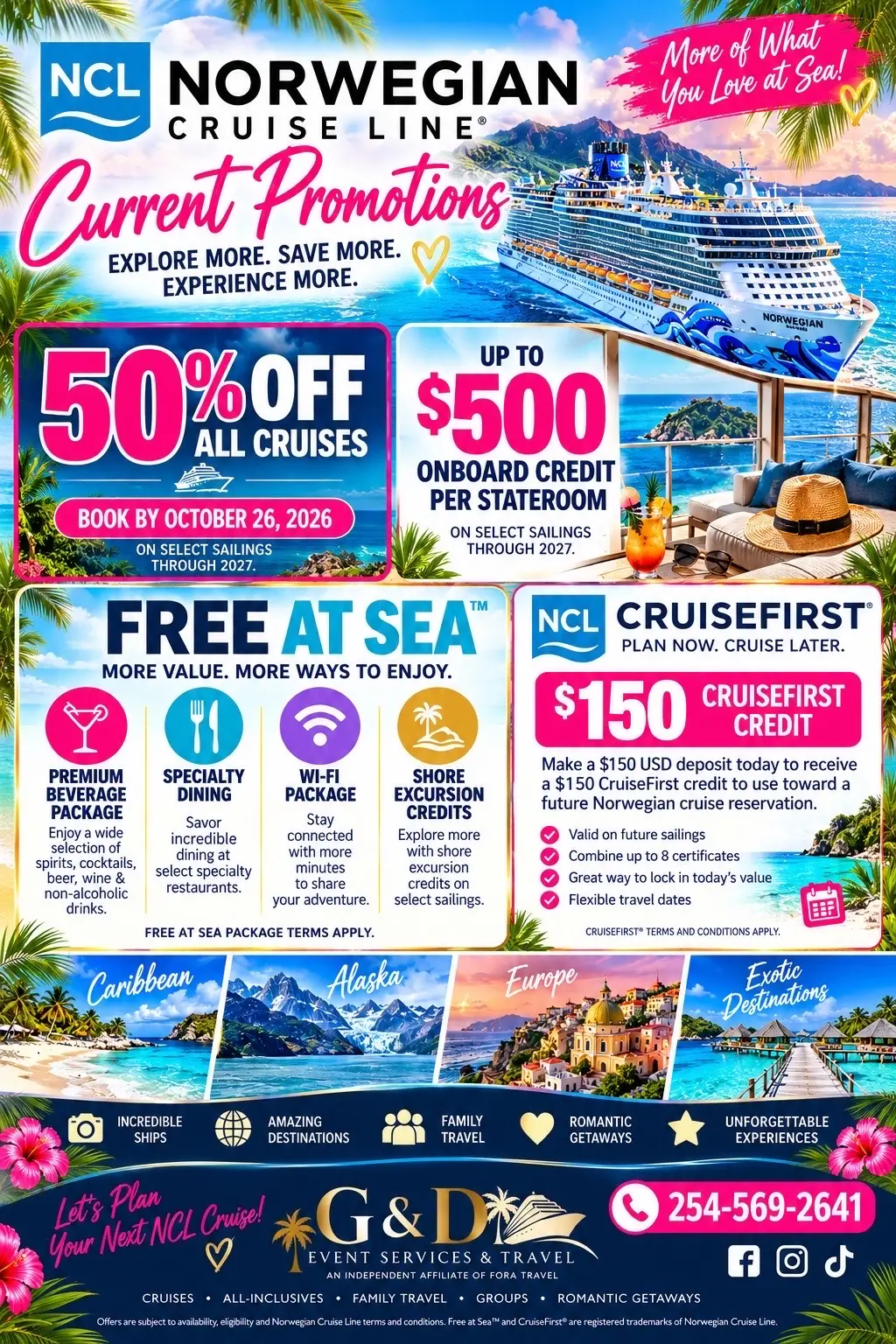 @G & D Travel โ๏ธ๐ณ๏ธ๐