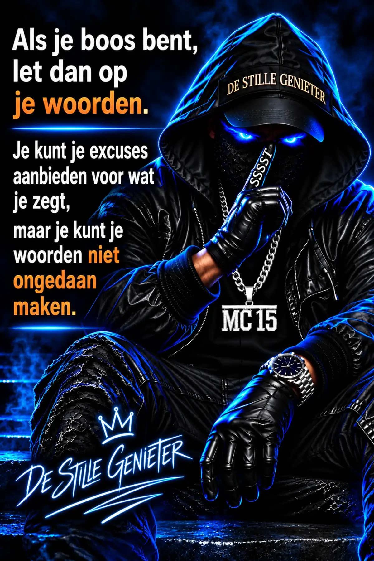 @DE STILLE GENIETER