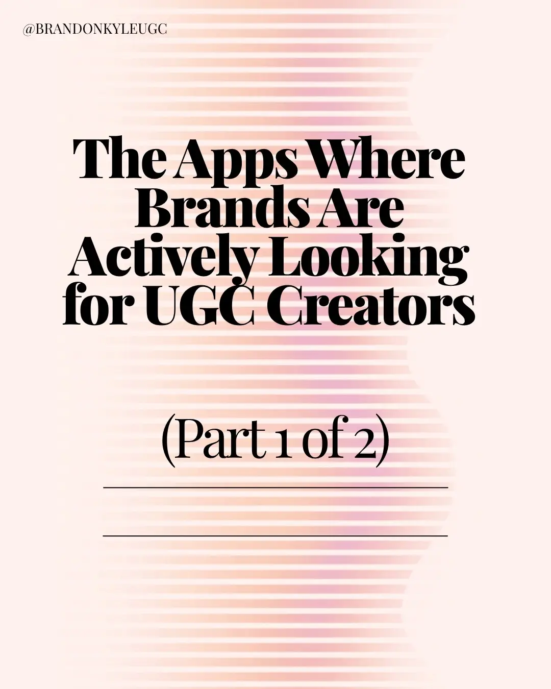 @Brandon - UGC Content Creator