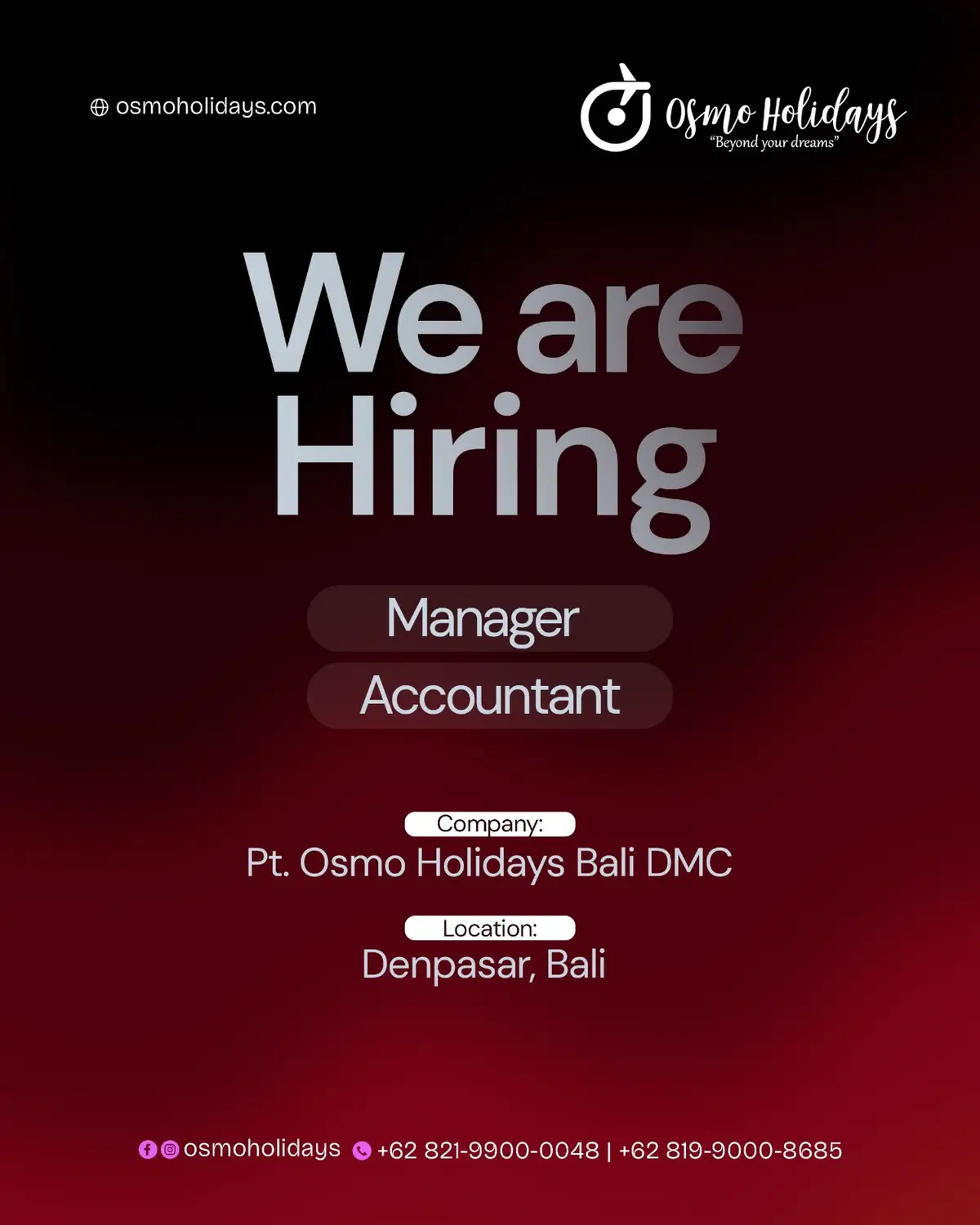 @Pt. Osmo Holidays Bali DMC