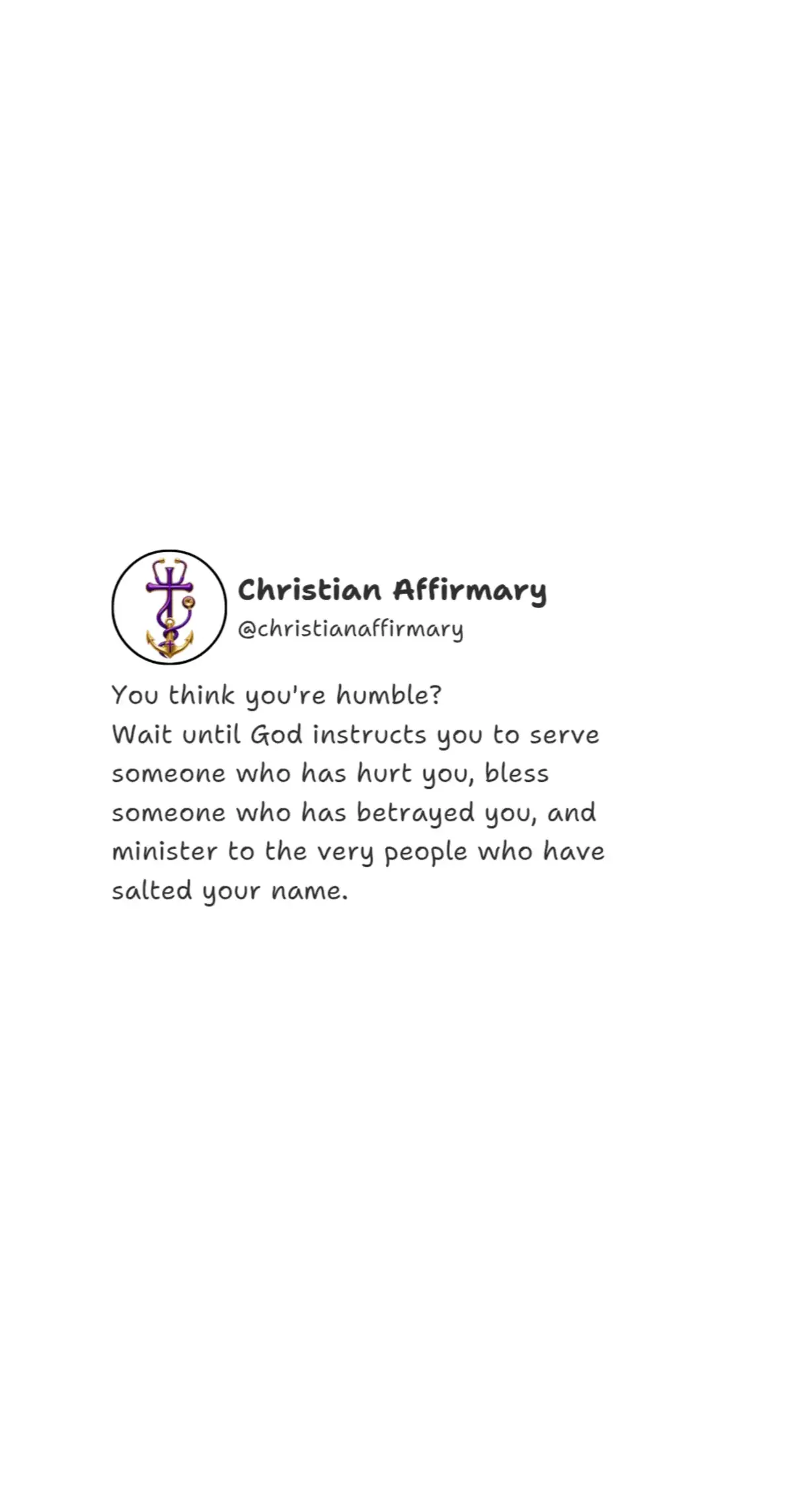 @✝️Christian Affirmary✝️