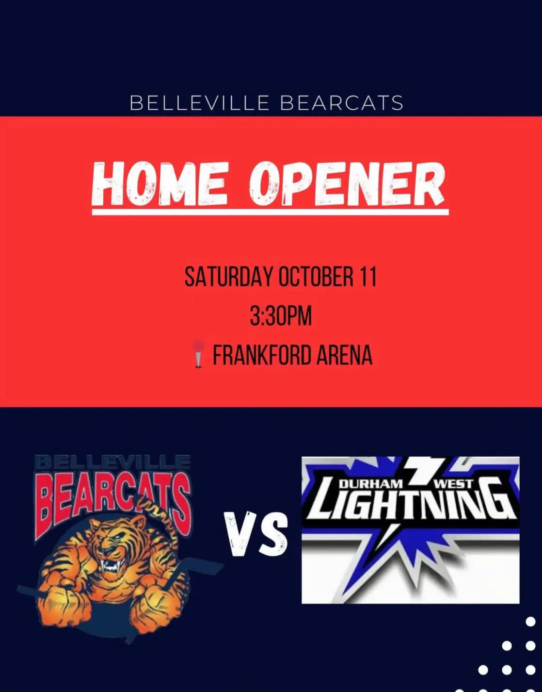 @Belleville Bearcats u18bb