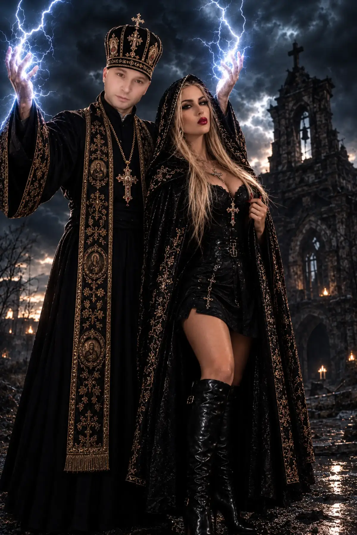 @⛪POPA ȘI PREOTEASA⛪FARA MASTI⛪