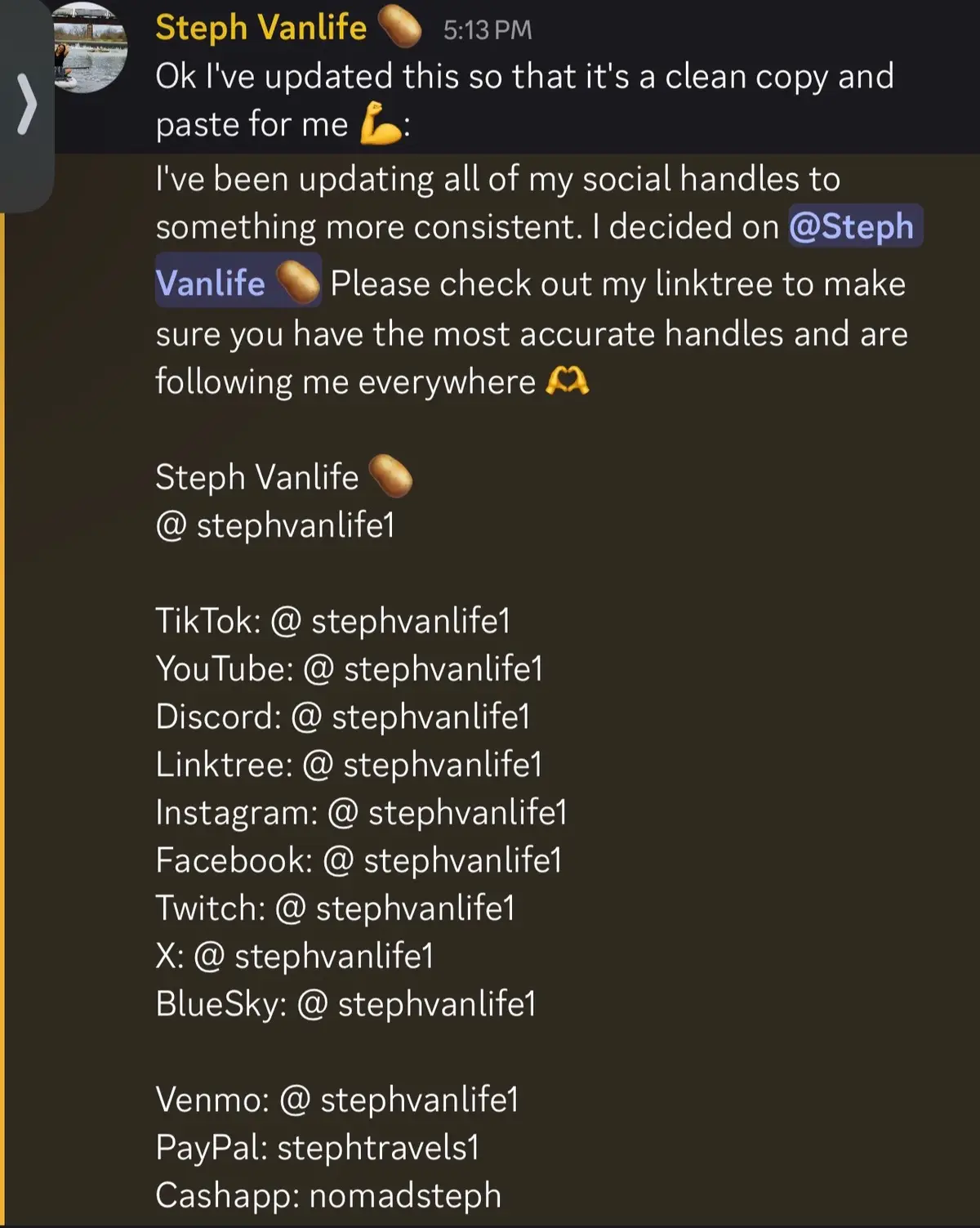 @Steph Vanlife 🥔