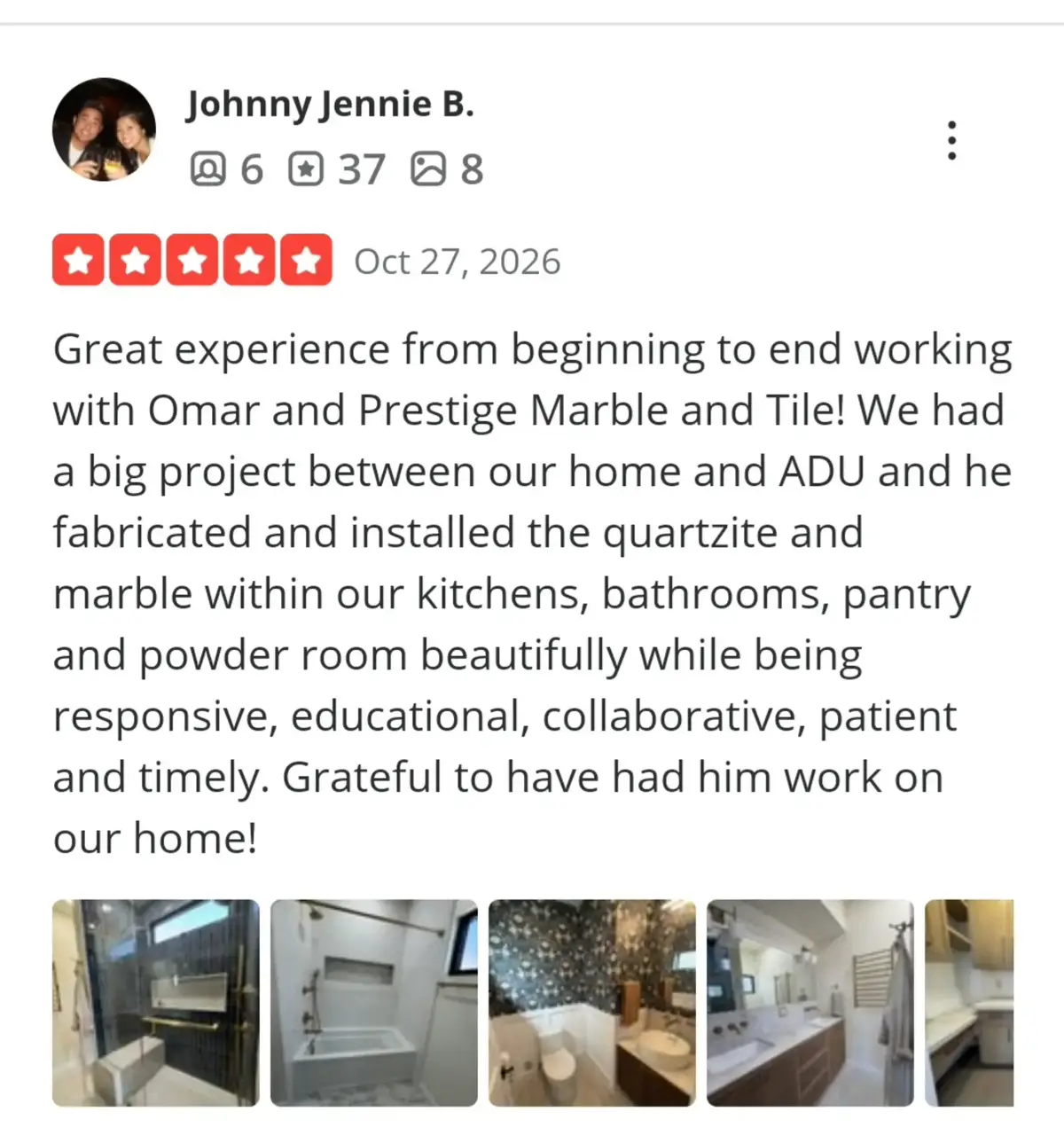 @Prestige Marble And Tile