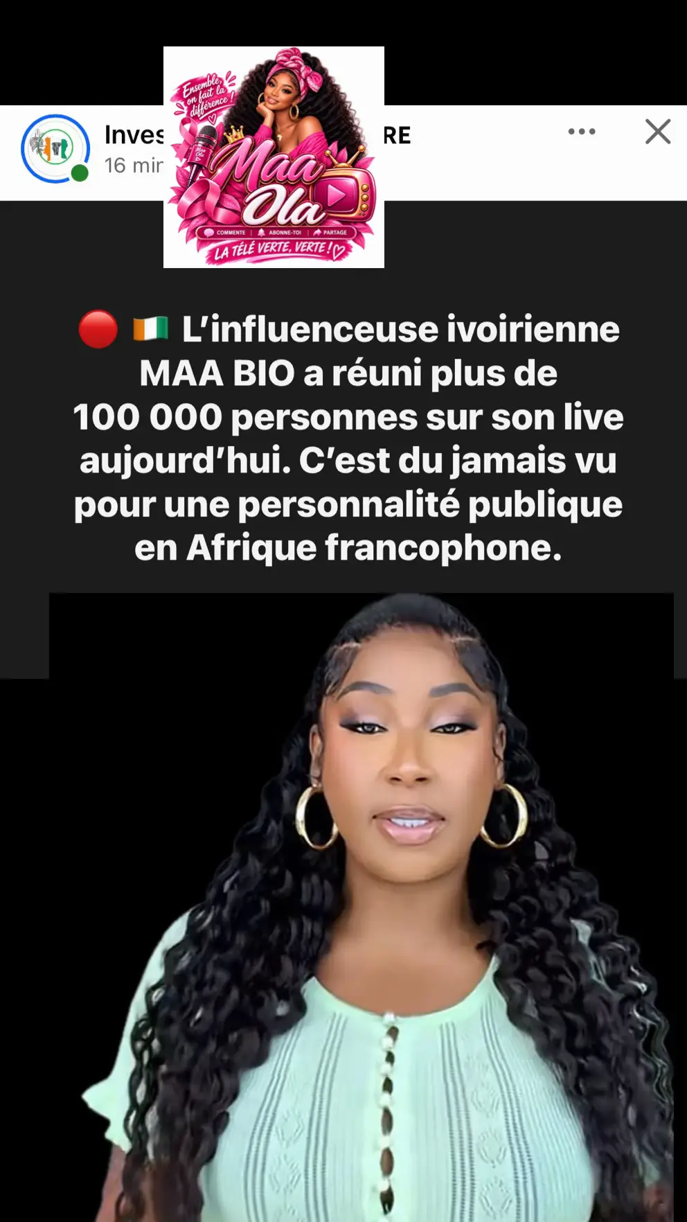 @MAA OLA la t&eacute;l&eacute; verte ♻️