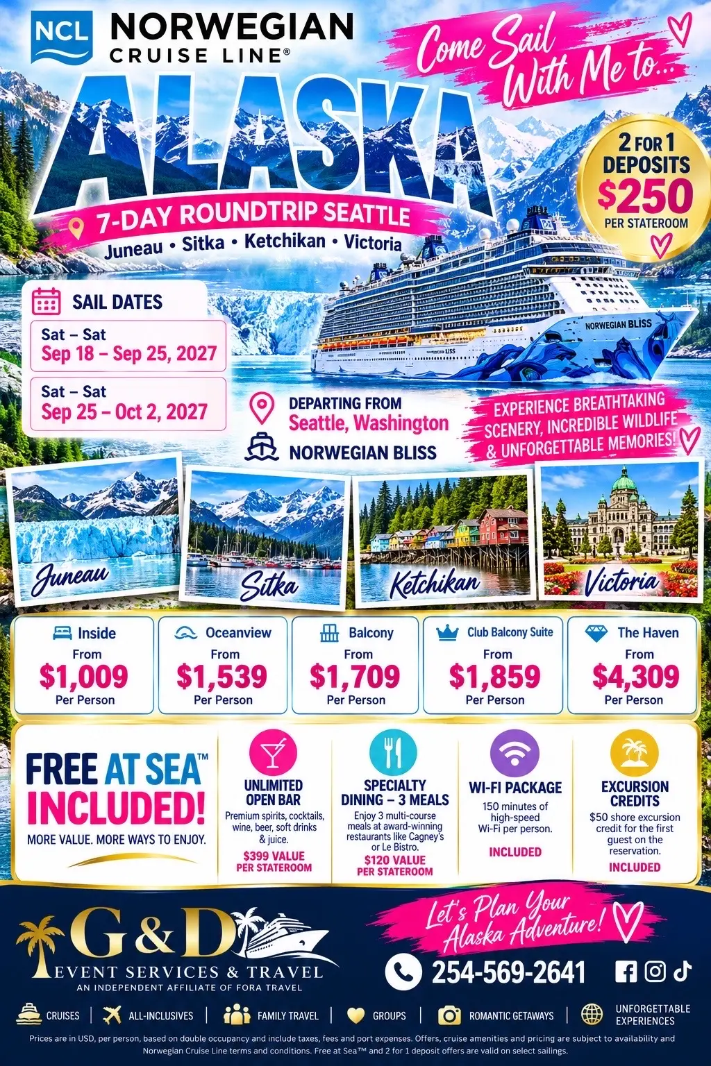@G & D Travel โ๏ธ๐ณ๏ธ๐