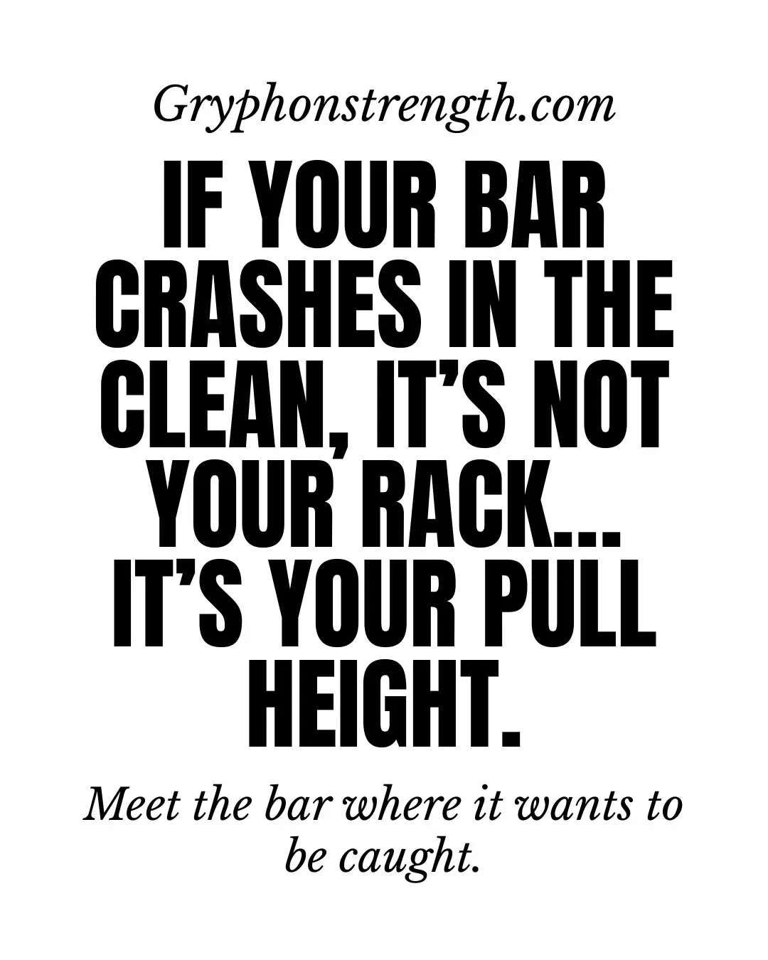 @Gryphon Strength Barbell