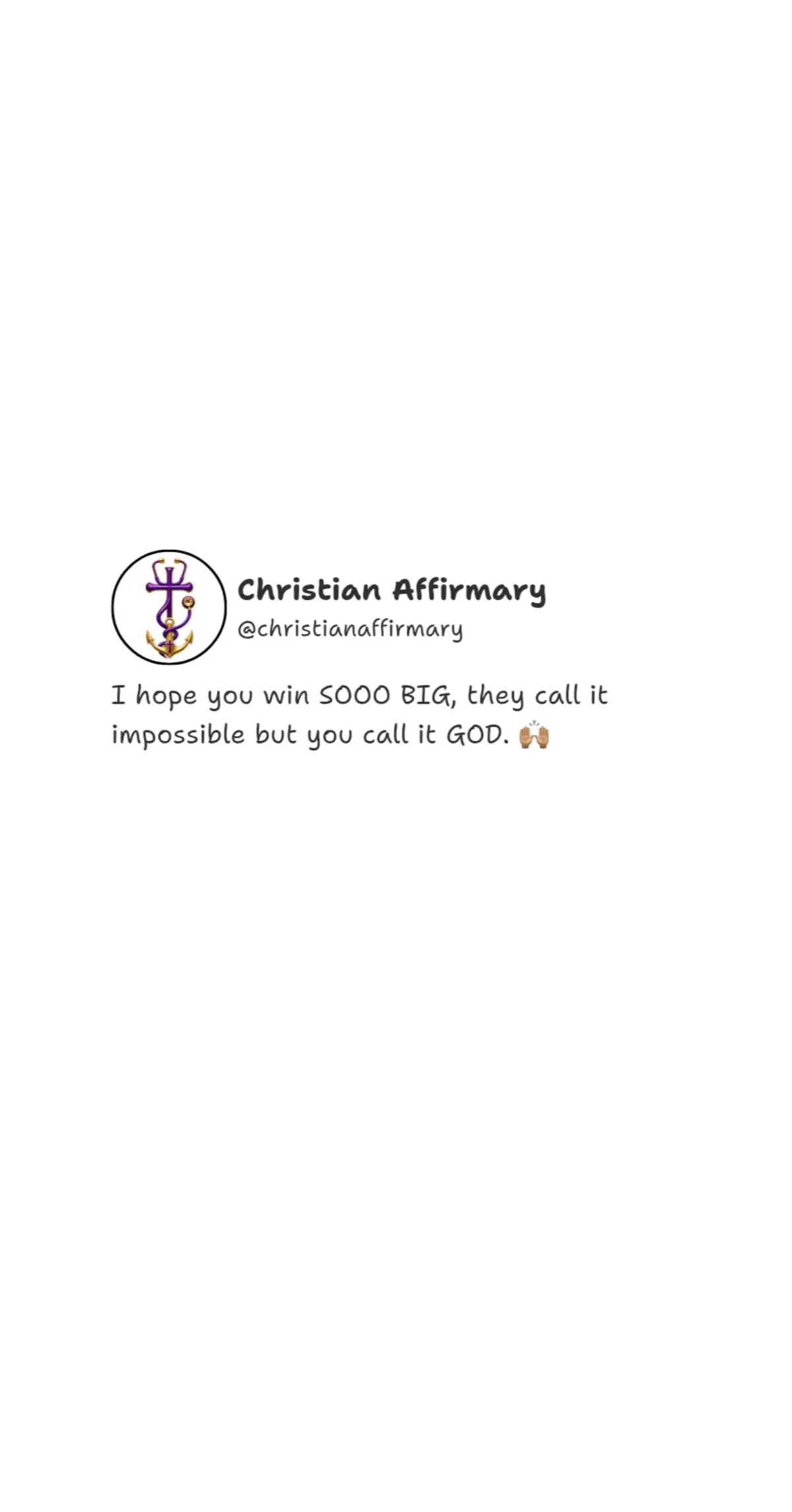 @✝️Christian Affirmary✝️