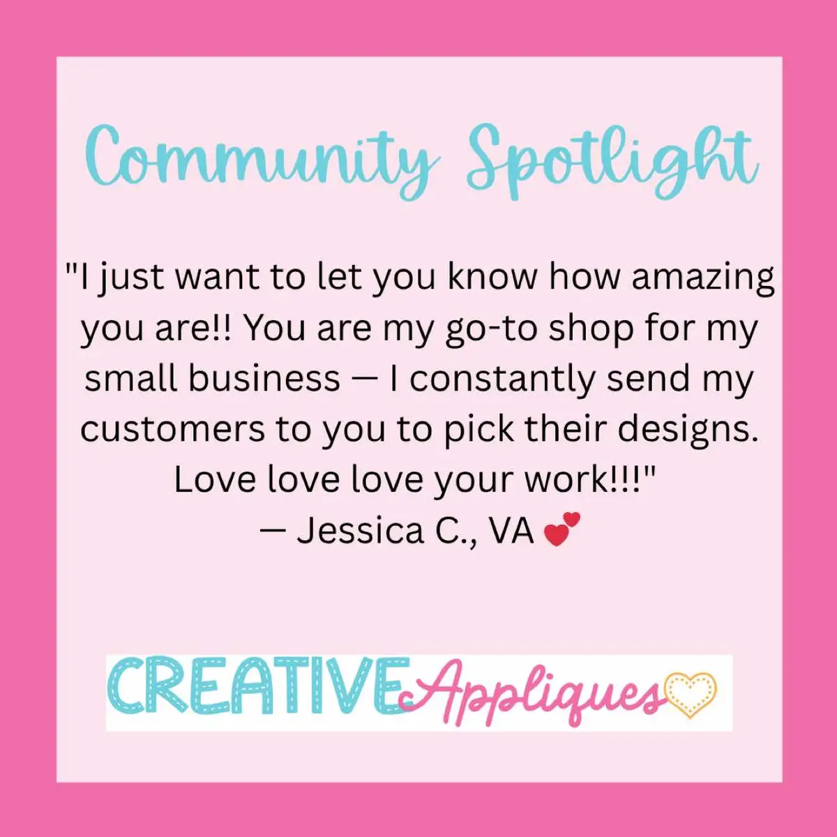 @Creative Appliques