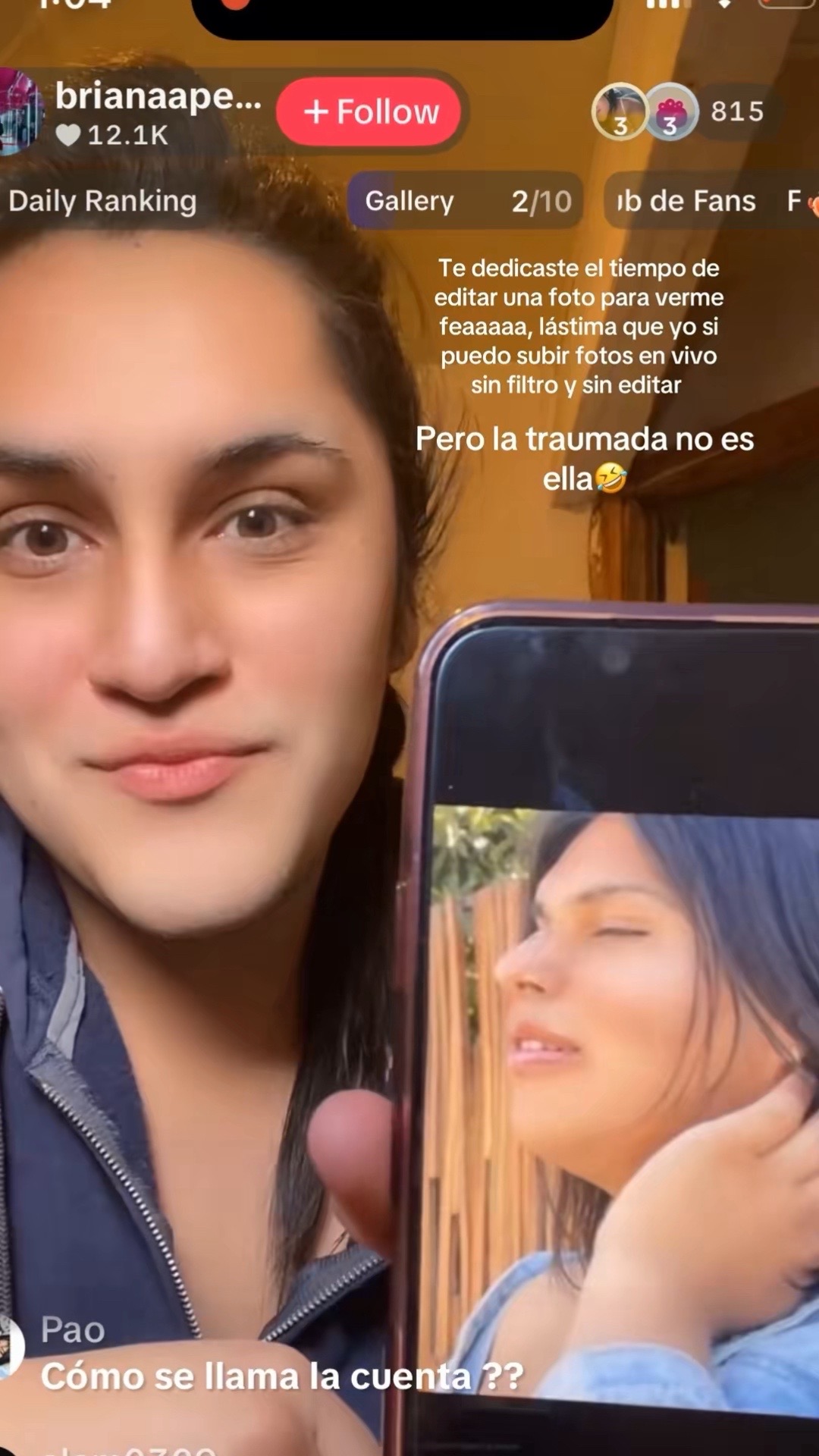@Pelea briana Perez