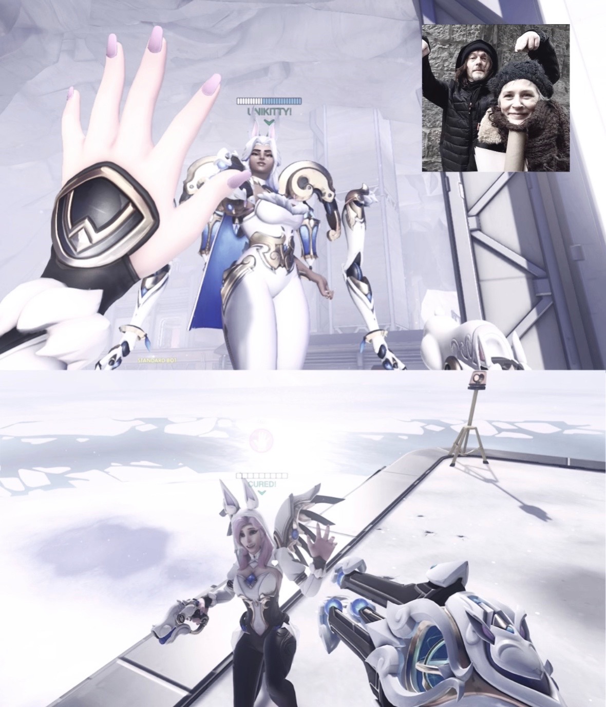@“(ノ _ <,, )
