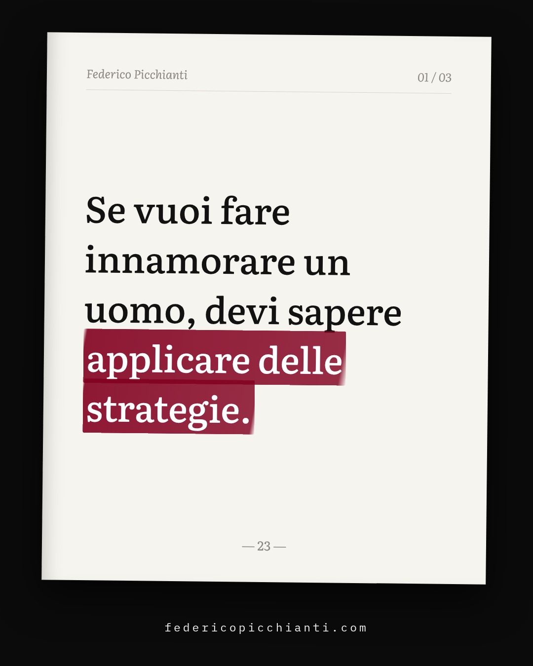 @Federico Picchianti