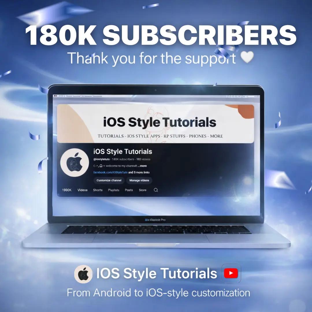 @iOS Style Tutorials on YouTube