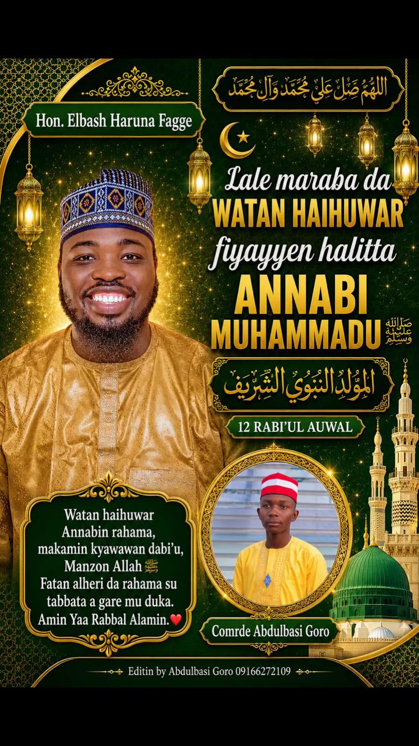 @HON-EL.BASHIR HARUNA FAGGE💫