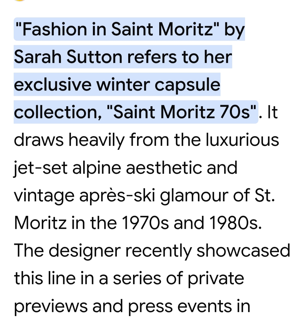 @Sarah Sutton moda