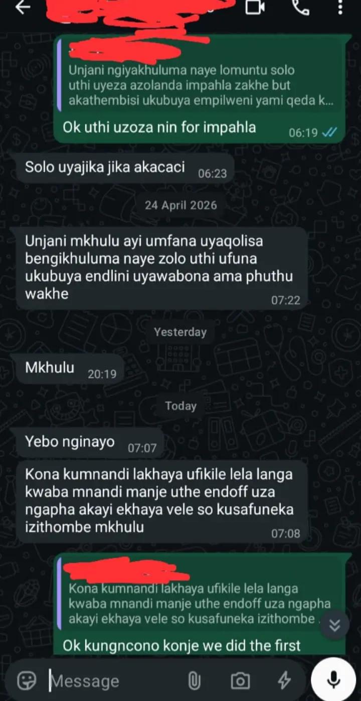 @Gogo mamoyo mazololo.