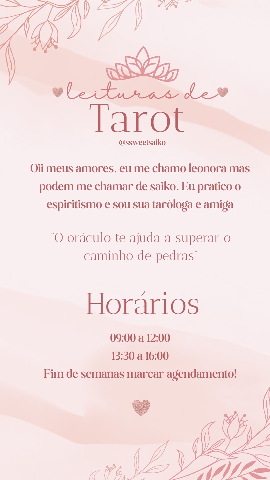 @𝒮aiko | tar&oacute;loga ˚.🎀༘⋆