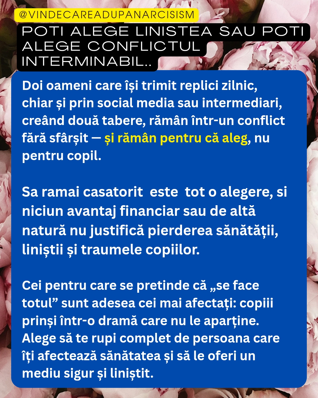 @VindecareaDupaNarcisism