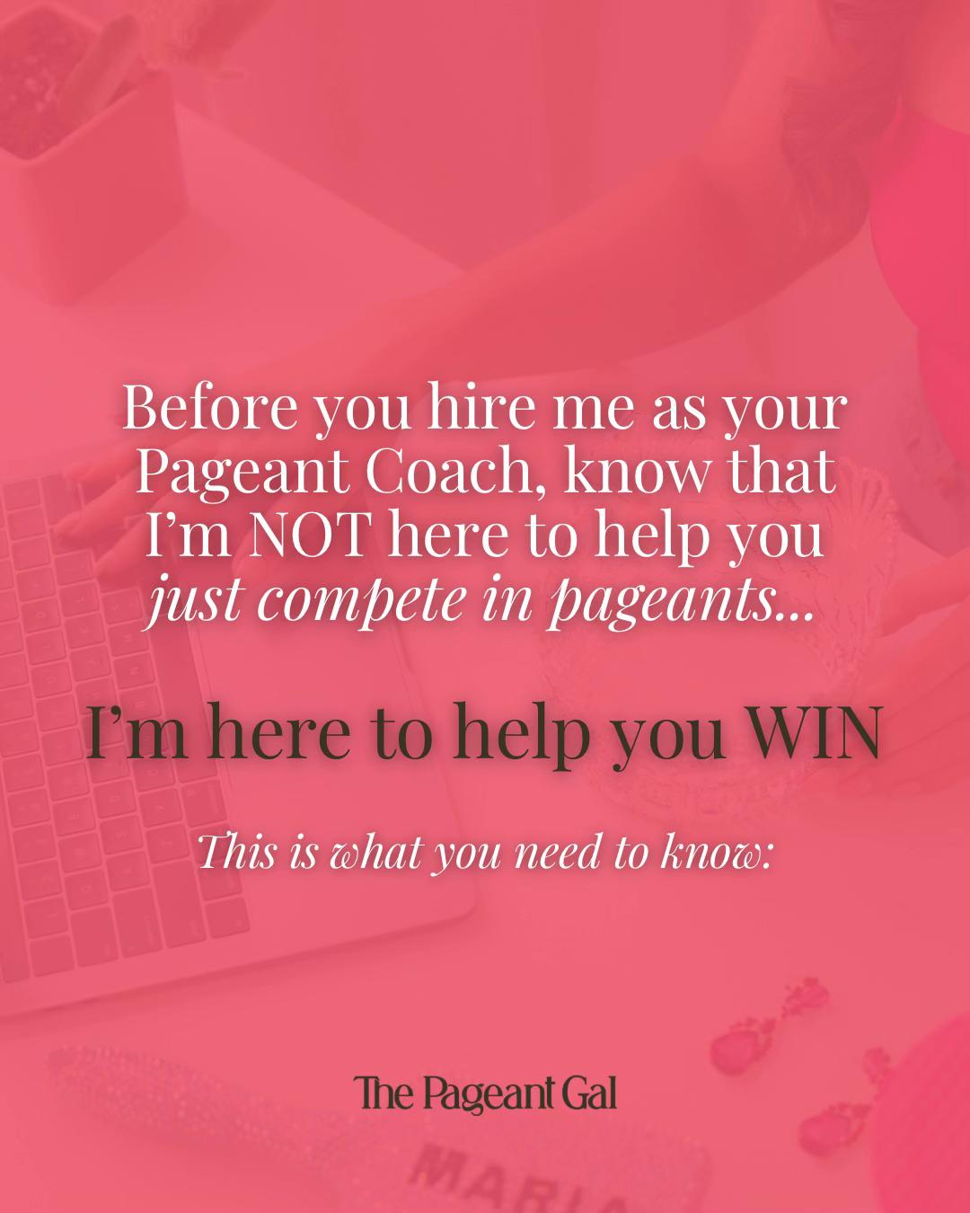 @MARIA | Pageant Coach