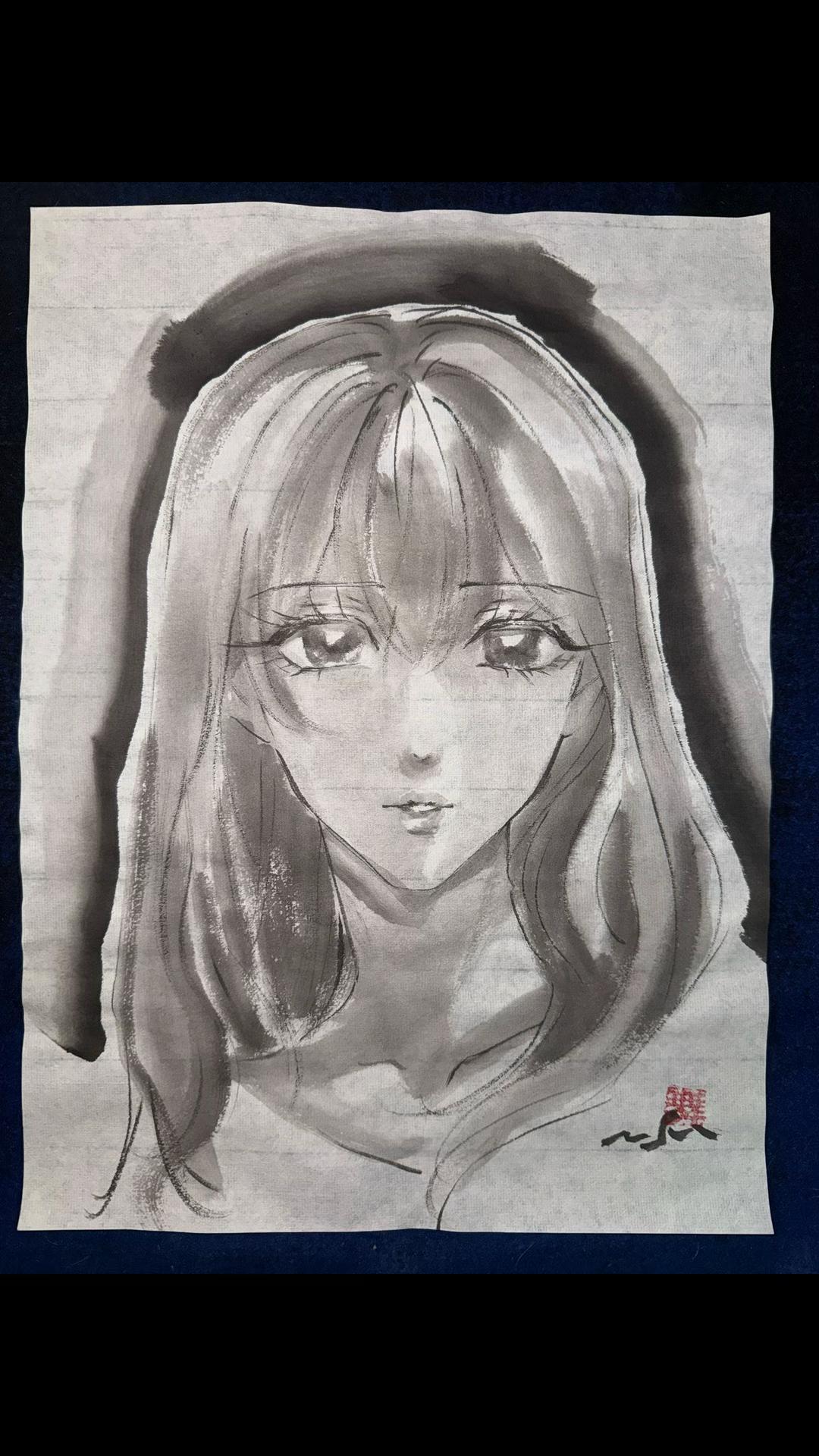 @まさい【うーちゃんちの墨絵画家】
