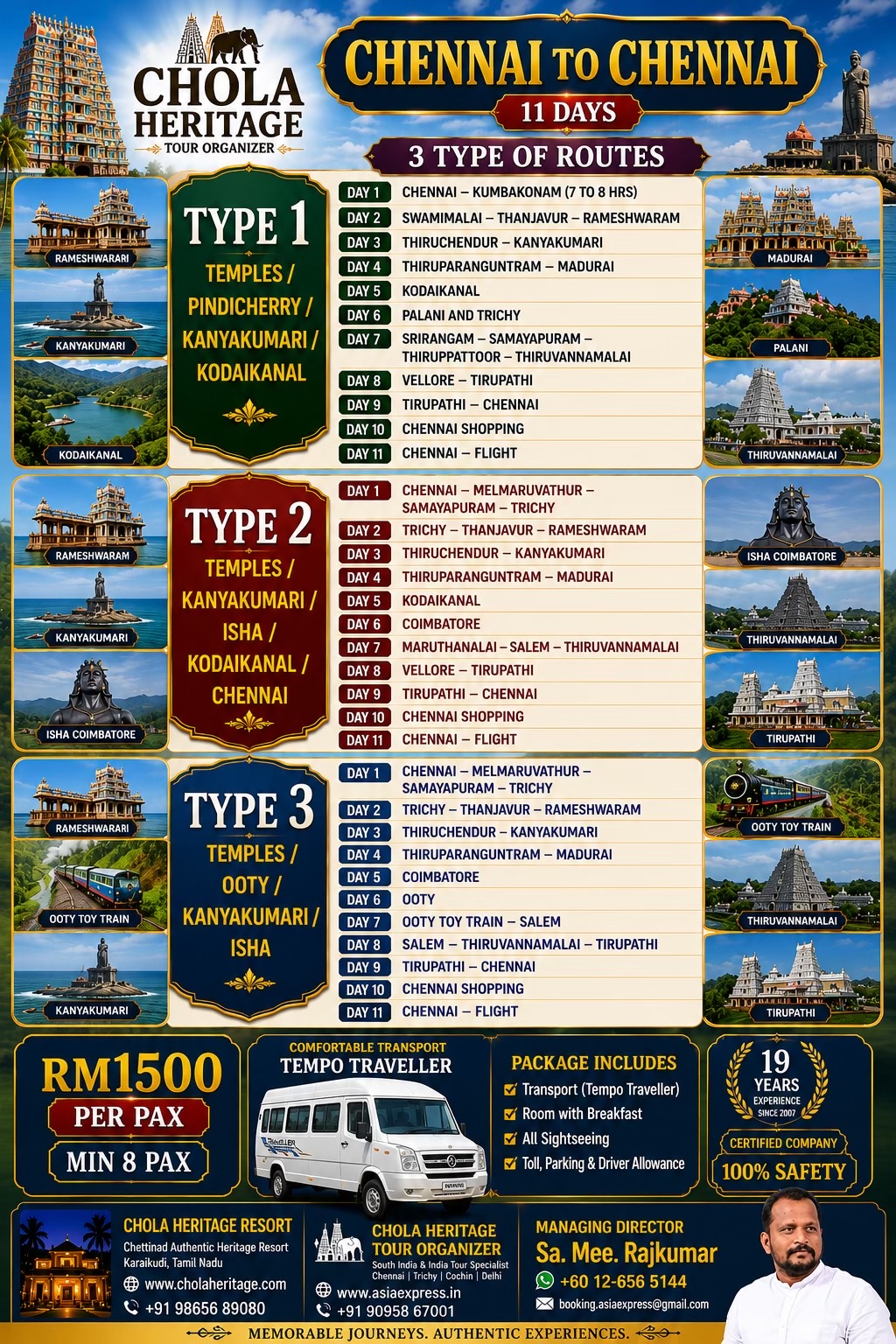 @Chola Heritage Tours & Resorts