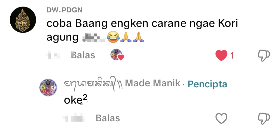 @ᬫᬤᬾᬫᬦᬶᬓ᭄᭟ Made Manik