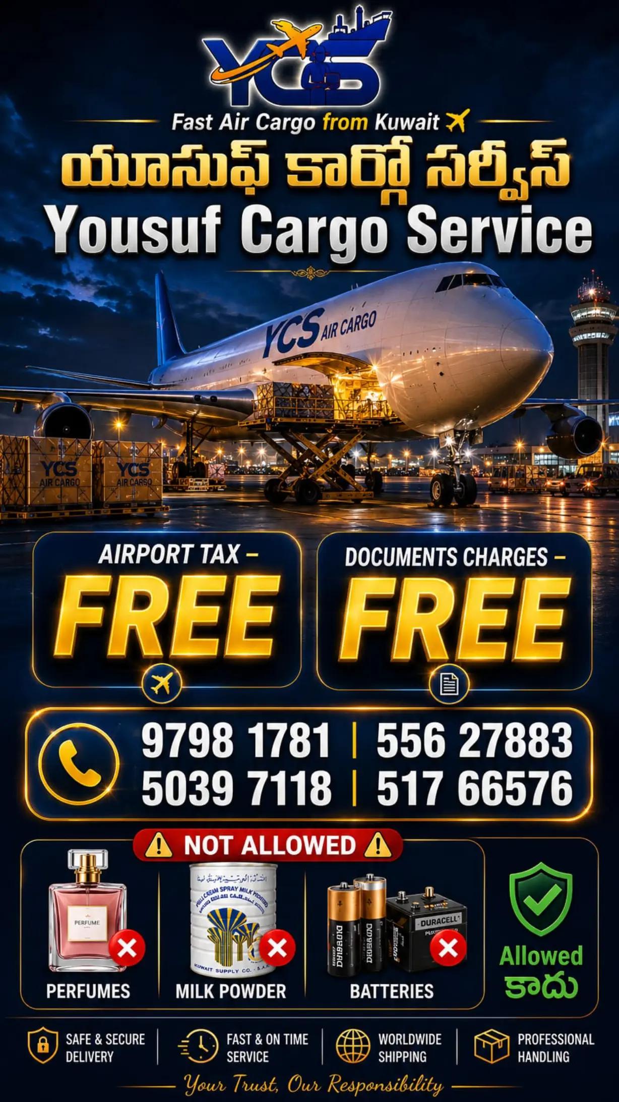 @yousuf cargo