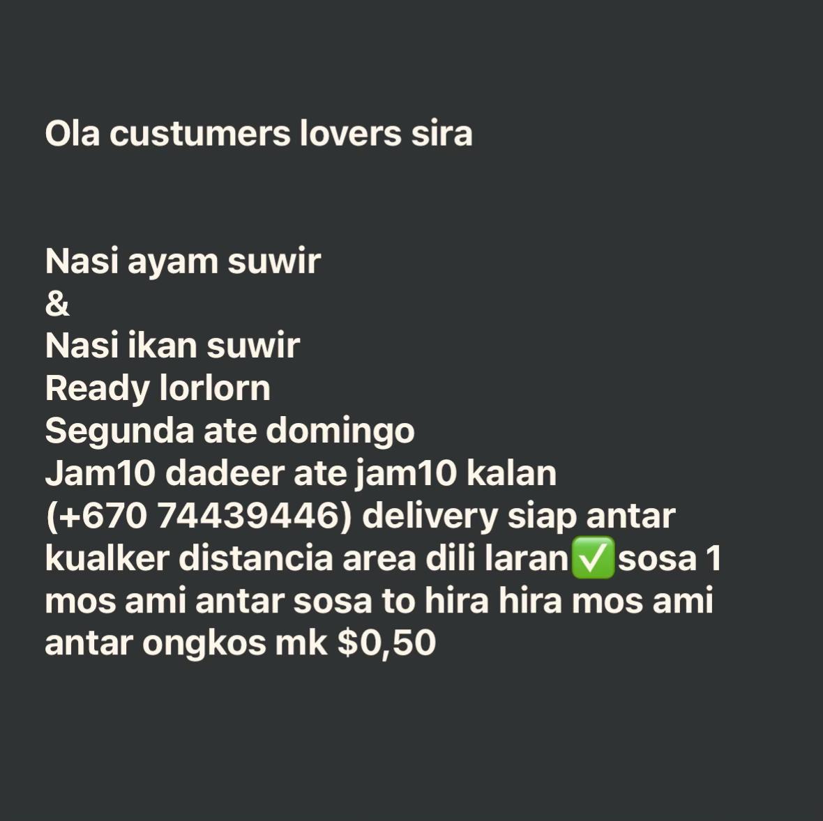 @Nasi ayam suwir TL✅