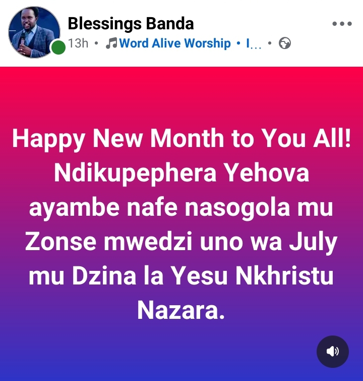 @Prophet Blessings Zuze Banda