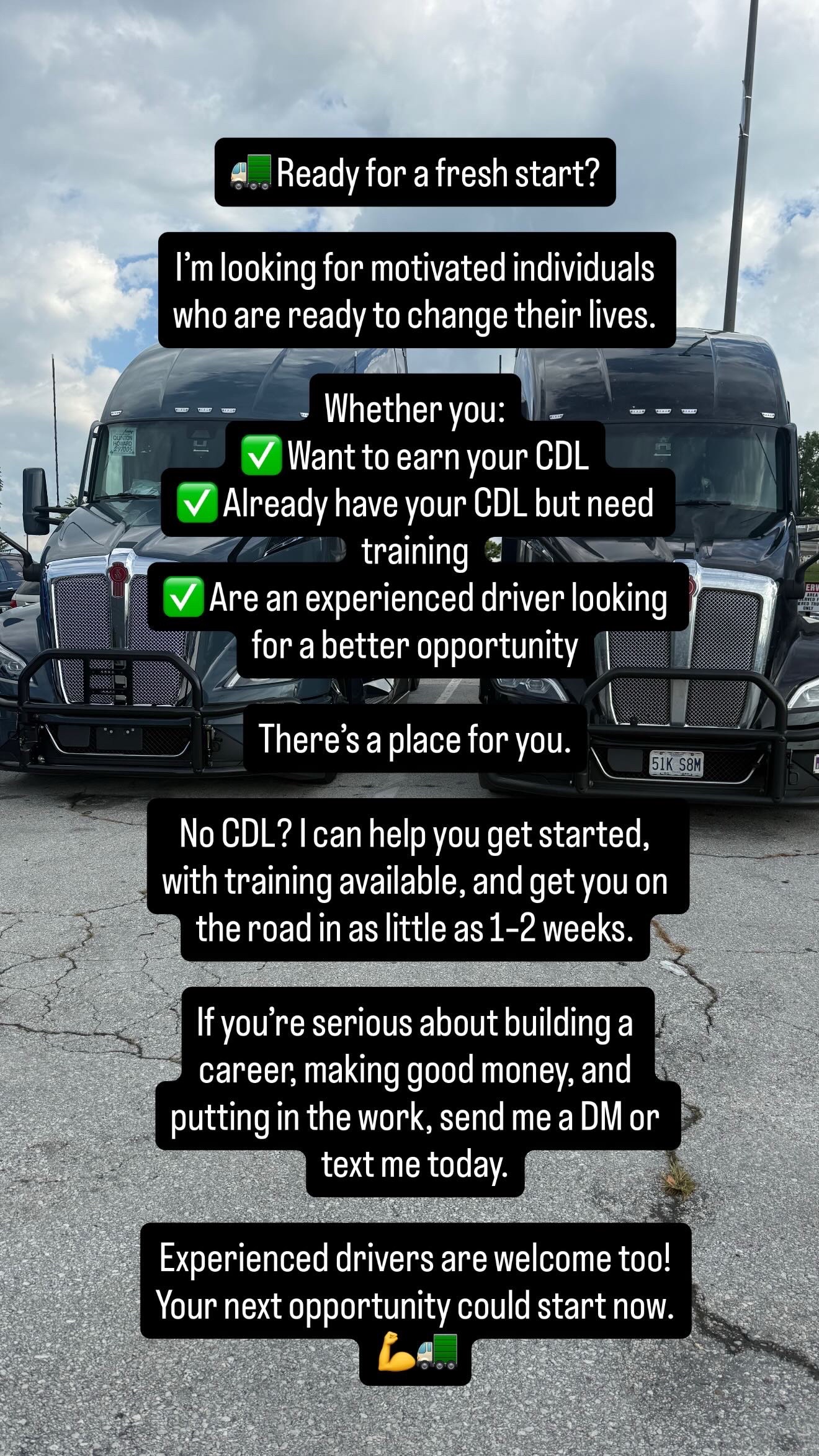 @Que | Entrepreneur & Trucker🚛