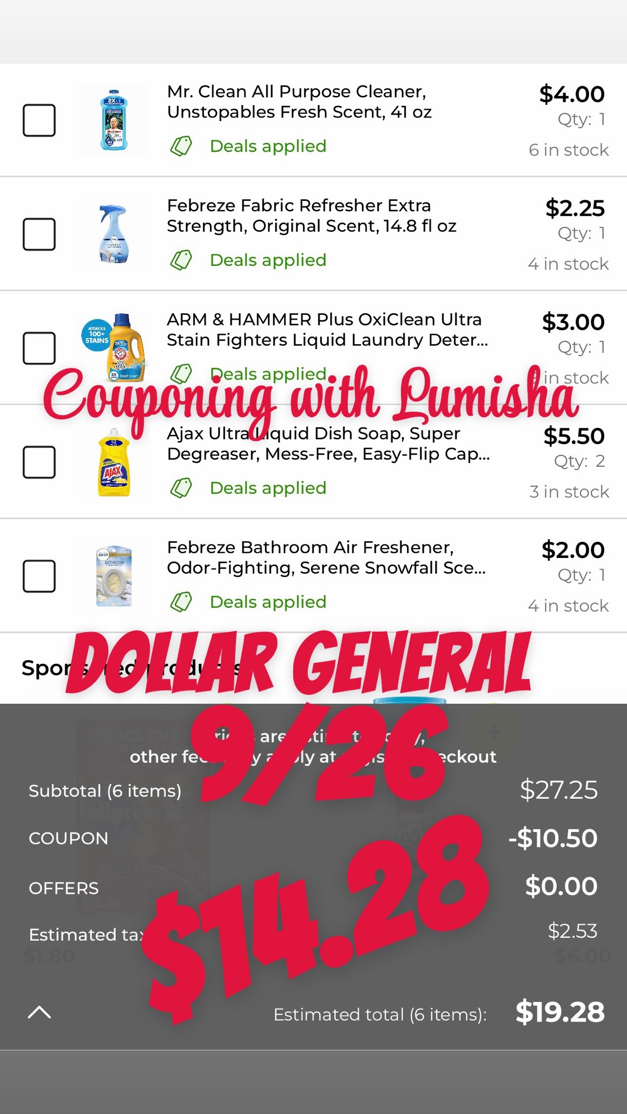 @Couponing with Lumisha