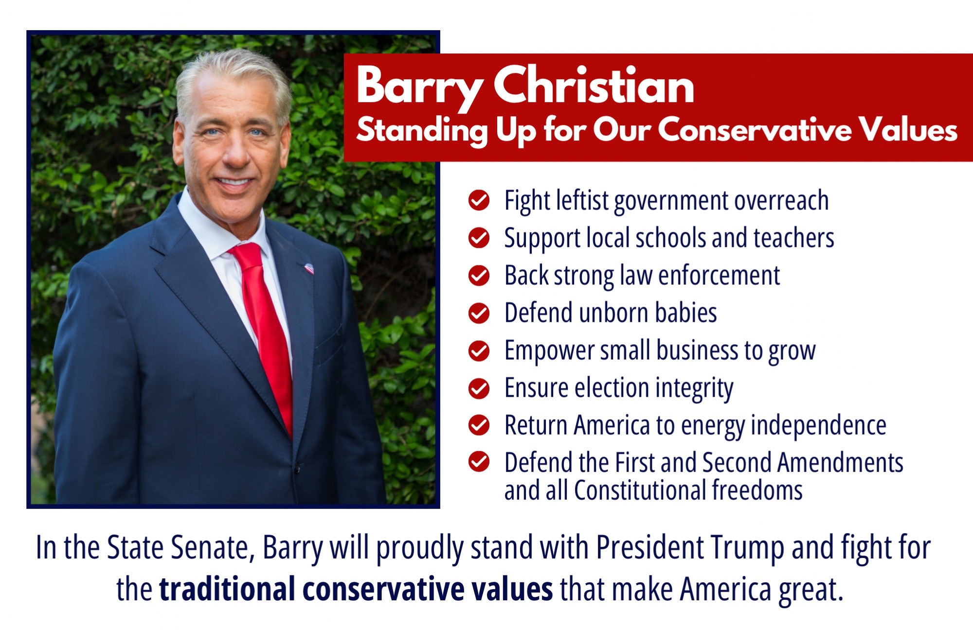 @Barry Christian 4 state senate