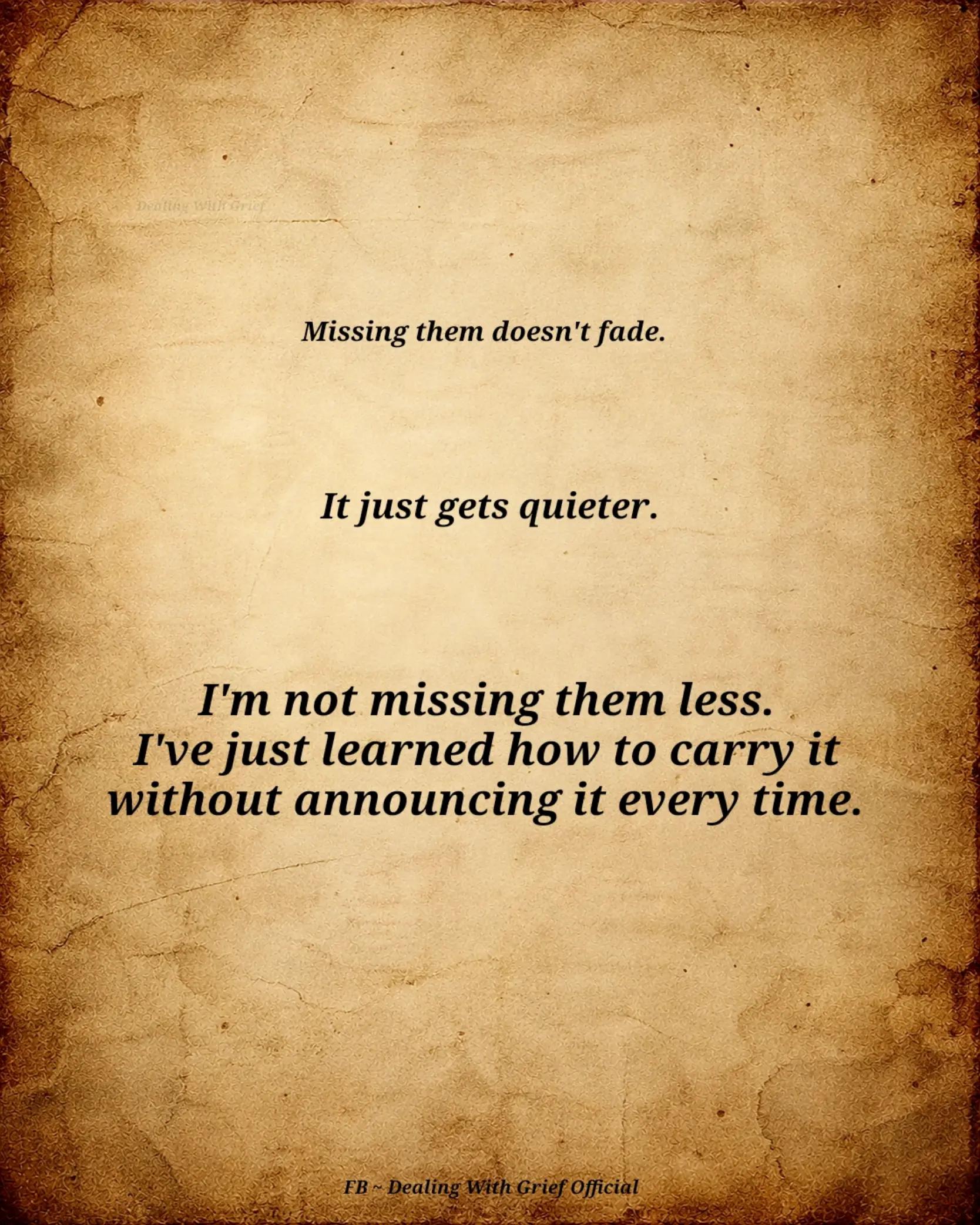 @Dealing With Grief