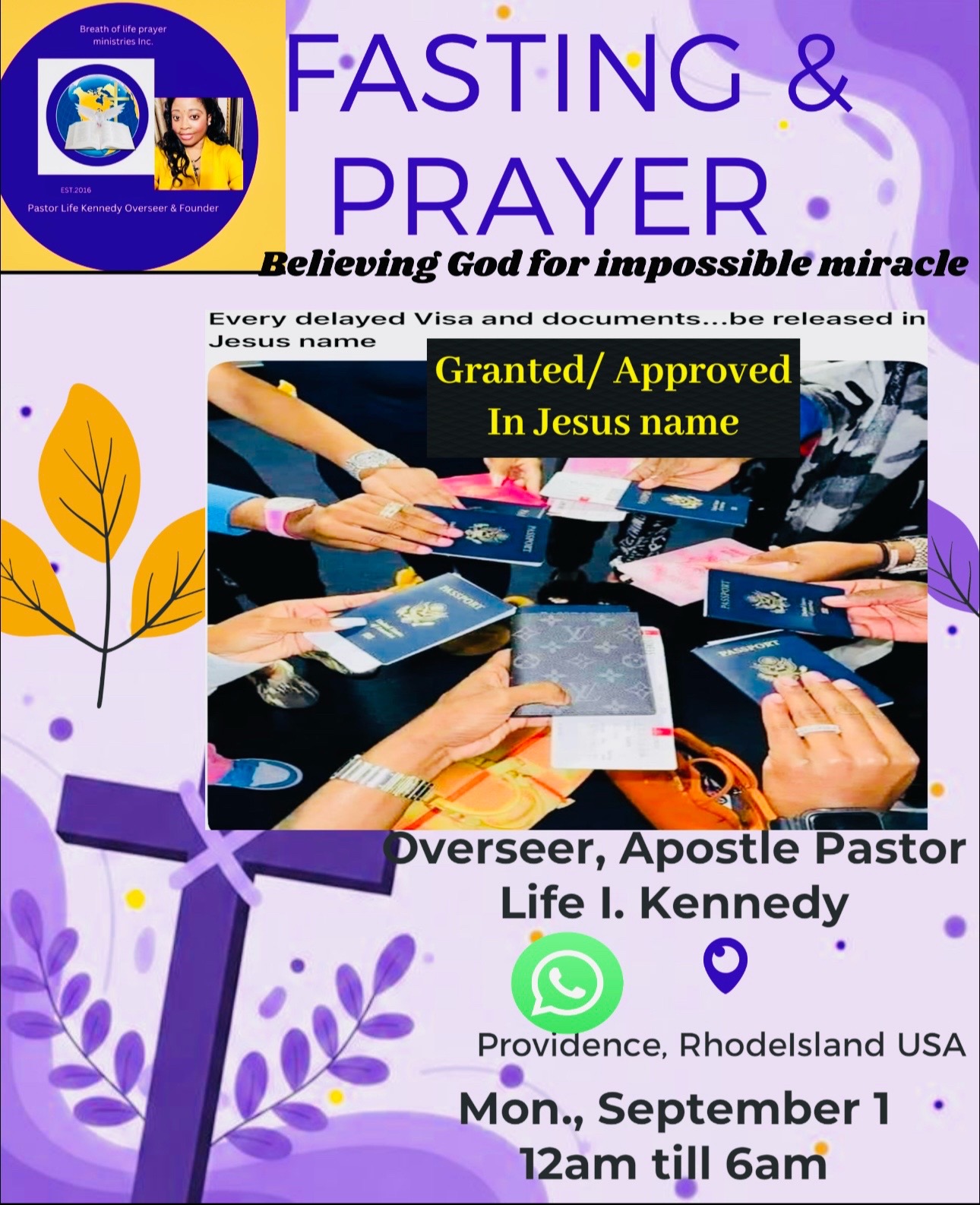 @Overseer,Apostle Life Kennedy