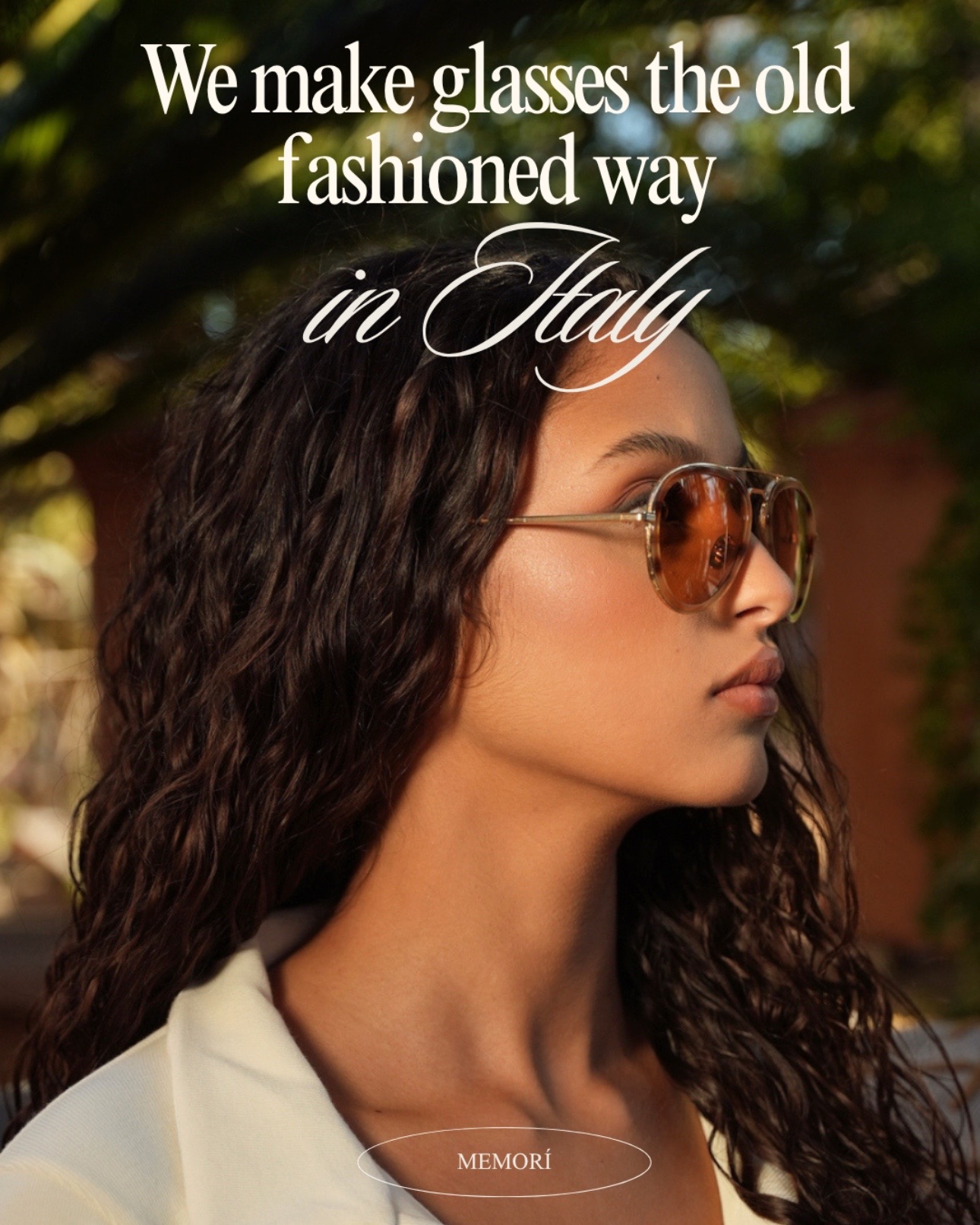 @MEMORÍ •Narrow Fit Sunglasses