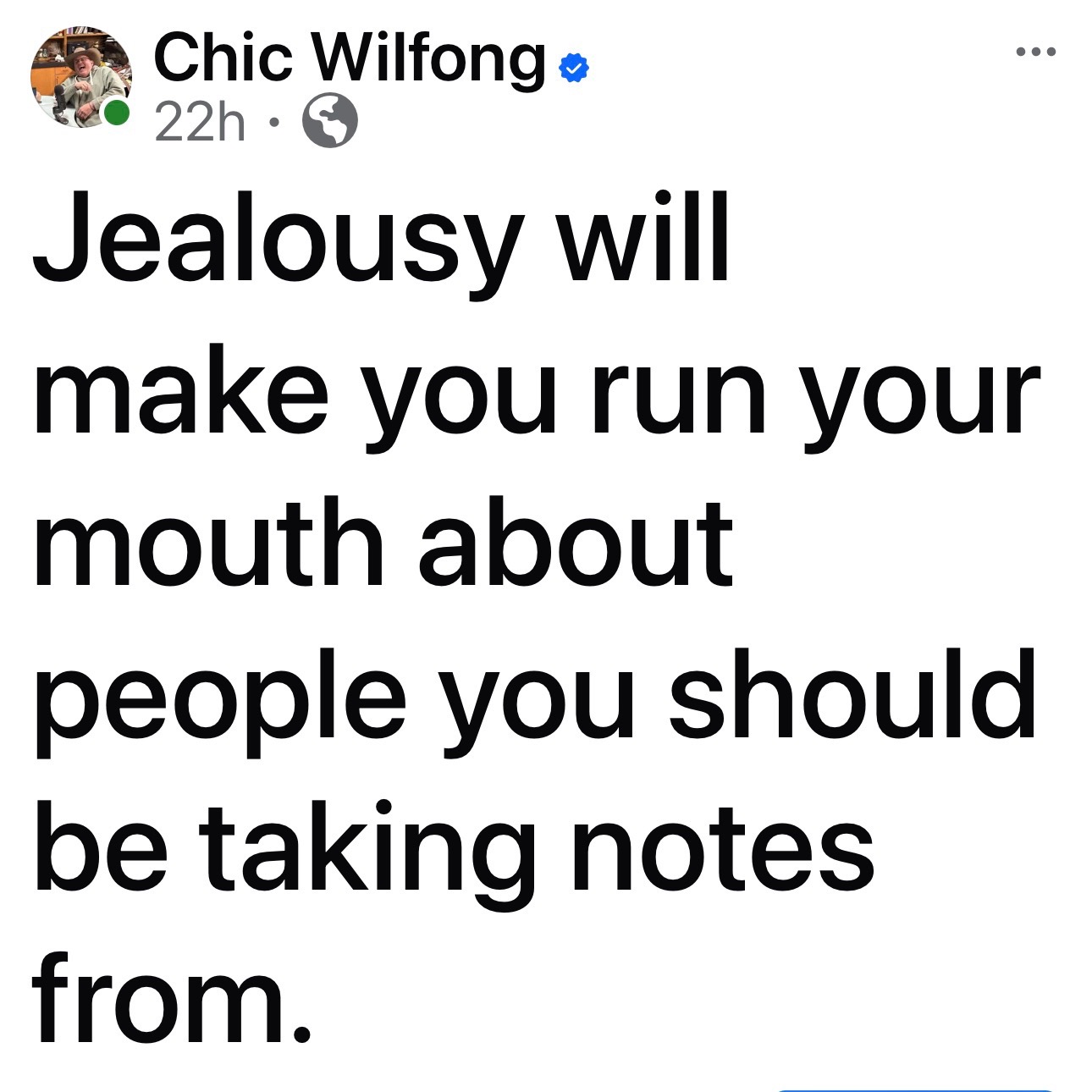 @Chick Wilfong