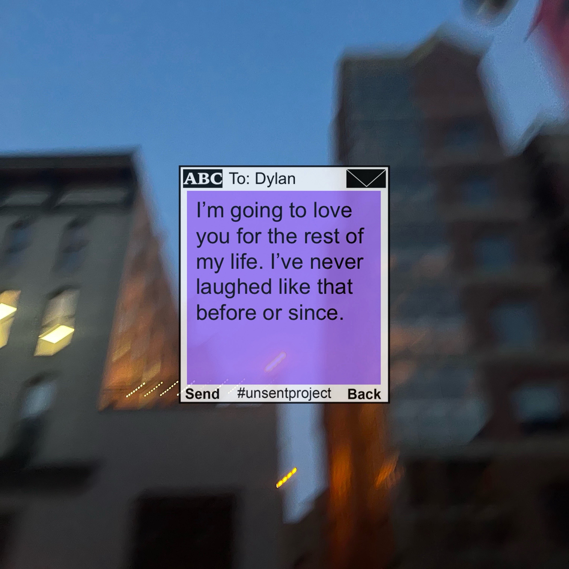 @THE UNSENT PROJECT