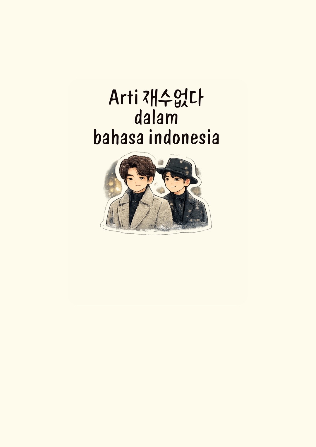 @BahasaKoreaSsaem