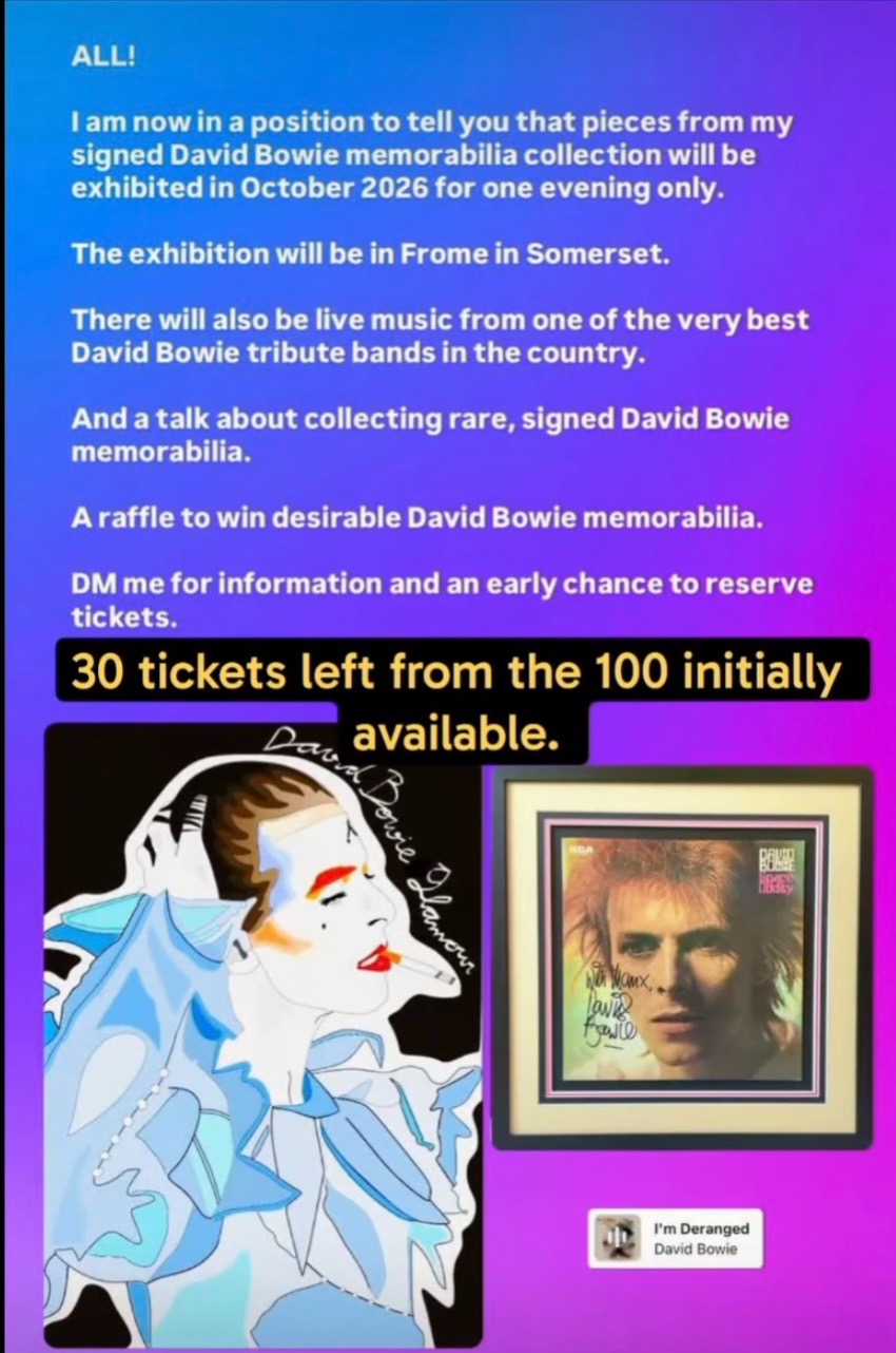 @DavidBowieGlamour Fan Account