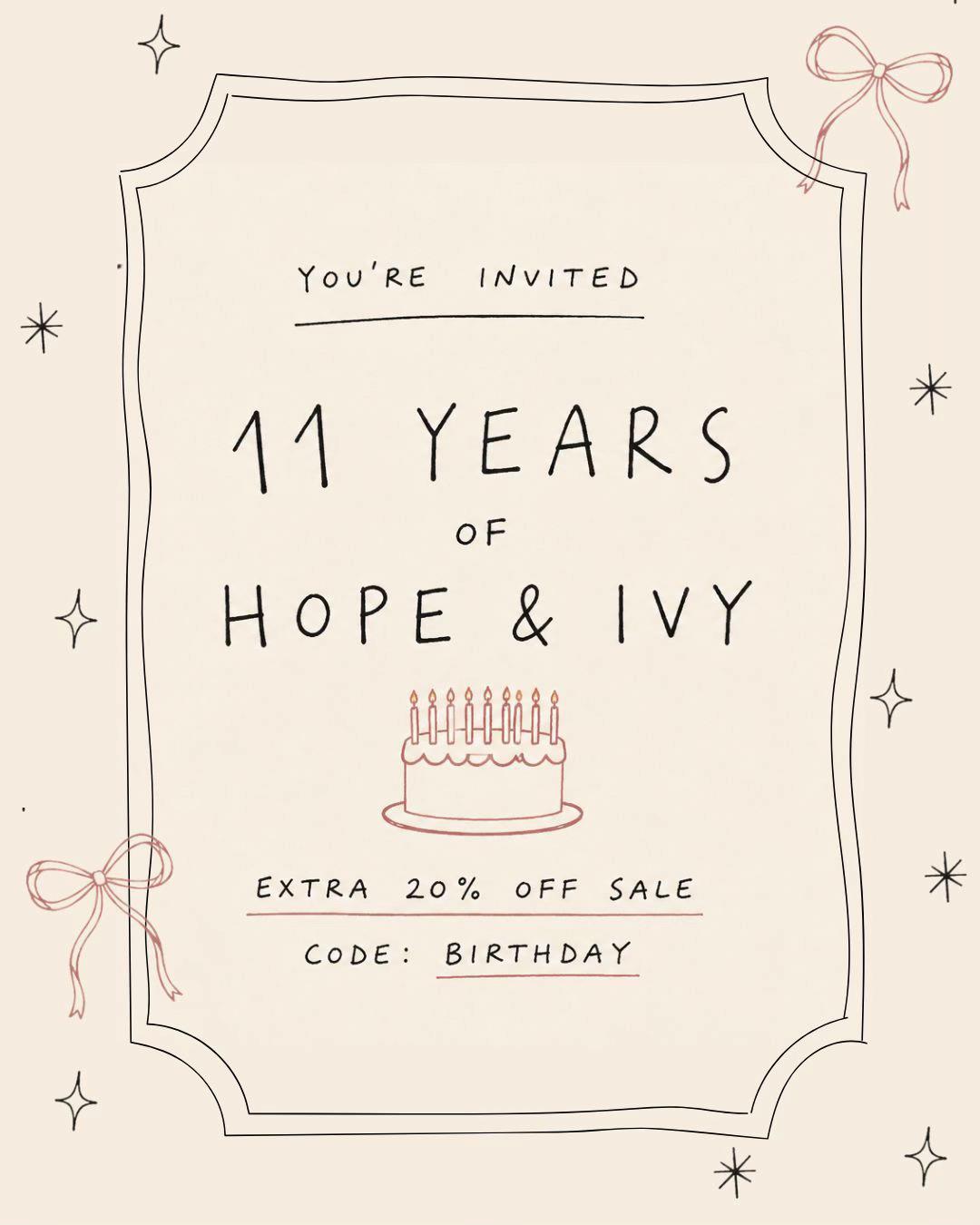@Hope & Ivy