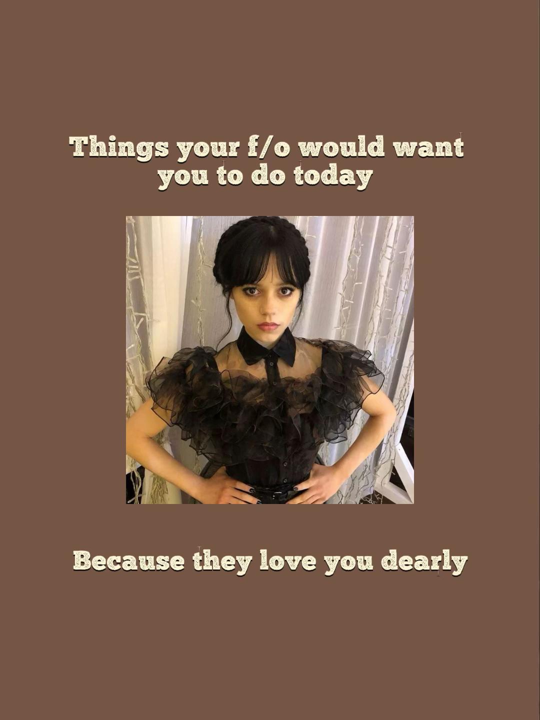 @Wednesday’s only love