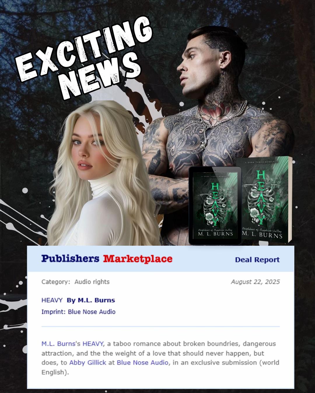 @M. L. Burns  🖤🗡️🌶️ Author