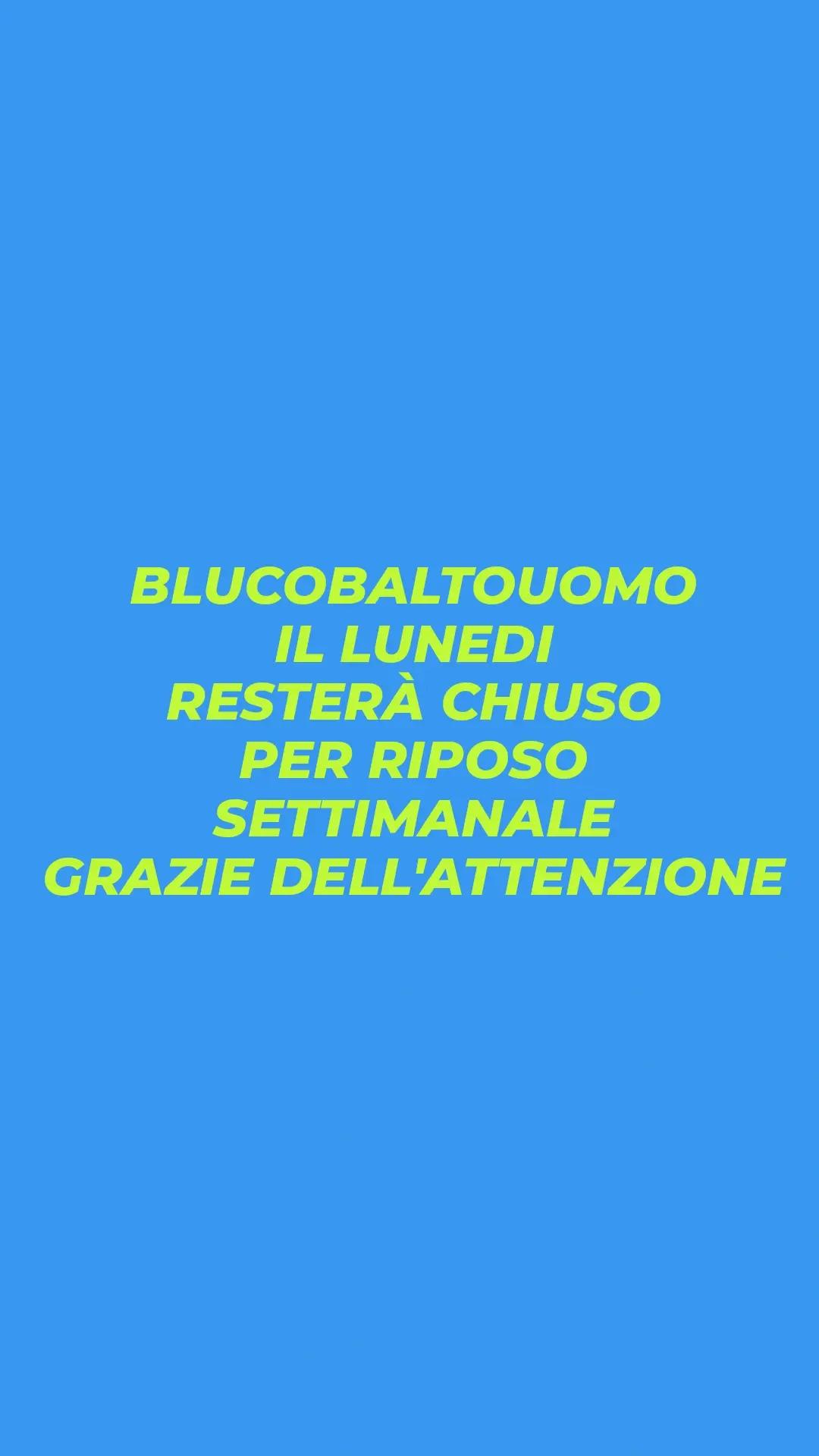 @blu cobalto uomo